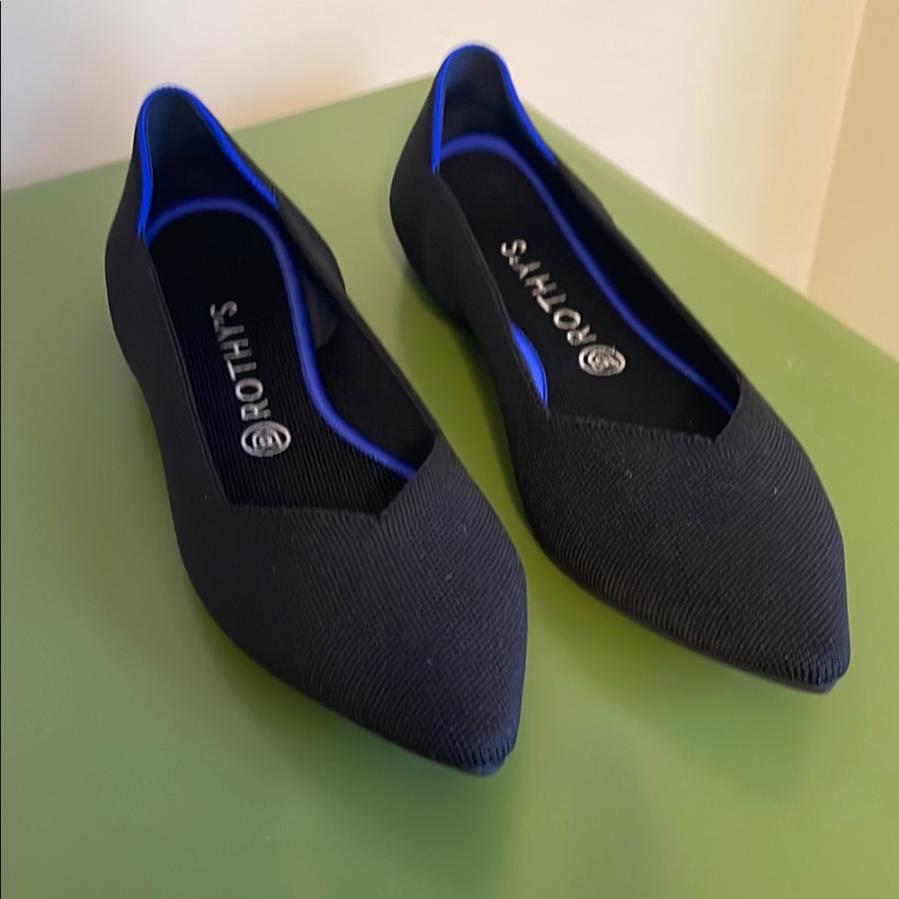 Rothy's Women's Black Flats size 10.5